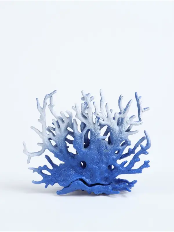 Коралл пластиковый, малый, 16&times;13 см, синий