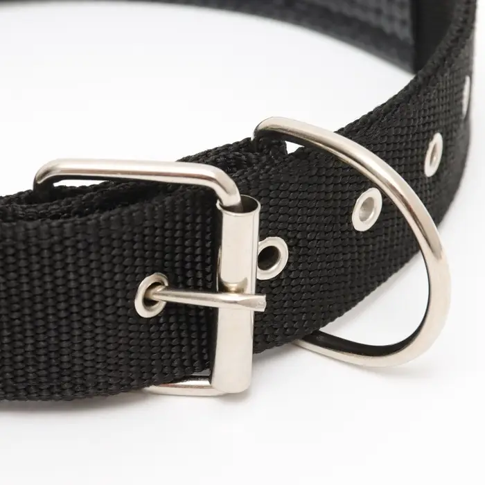 Ошейник &laquo;Комфорт&raquo;, 70&times;4 см, ОШ 51-61 см, комбинированный, чёрный