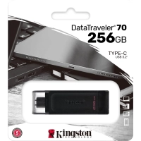 Флеш-память Kingston DataTraveler 70, 256 Гб, OTG USB Type-C