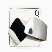 Серьги металл &laquo;Геометрия&raquo; заворот, цвет серебро