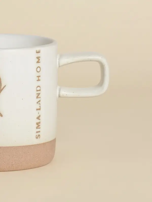 Кружка SL Home &laquo;Цветок&raquo;, 520 мл, 13.5&times;9.6&times;9.8 см, керамика, белая