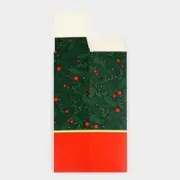 Коробка подарочная новогодняя складная &laquo;С новым годом&raquo;, 9.5&times;32.5&times;9.5 см