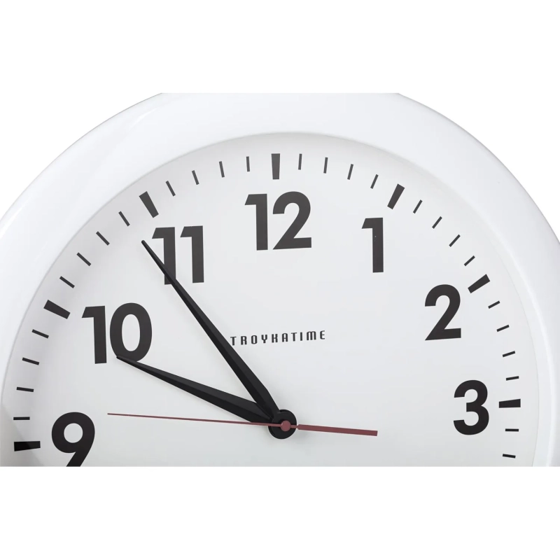 Часы настенные Troyka, модель 06, диаметр 500 мм, пластик 61610611