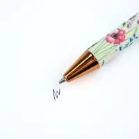 Ручка шариковая, синяя паста, пластиковый корпус &laquo;С 8 марта сирень&raquo;