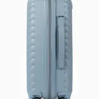 Чемодан на съёмных колёсах, 18", кодовый замок, 33&times;16&times;49 см, голубой