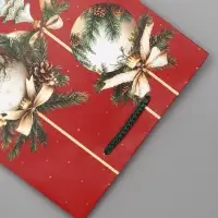 Пакет подарочный новогодний ламинированный, «Ёлки и шары» , 18×10×22.3 см Пакет подарочный новогодний ламинированный, «Ёлки и шары» , 18×10×22.3 см