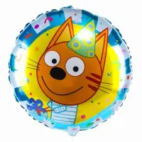 Шары воздушные фольгированные 18" «Три Кота Коржик», круг Шары воздушные фольгированные 18" «Три Кота Коржик», круг