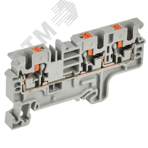 ARMAFIX Клемма пружинная Push-in CP-MC 3 вывода 4мм2 серая IEK