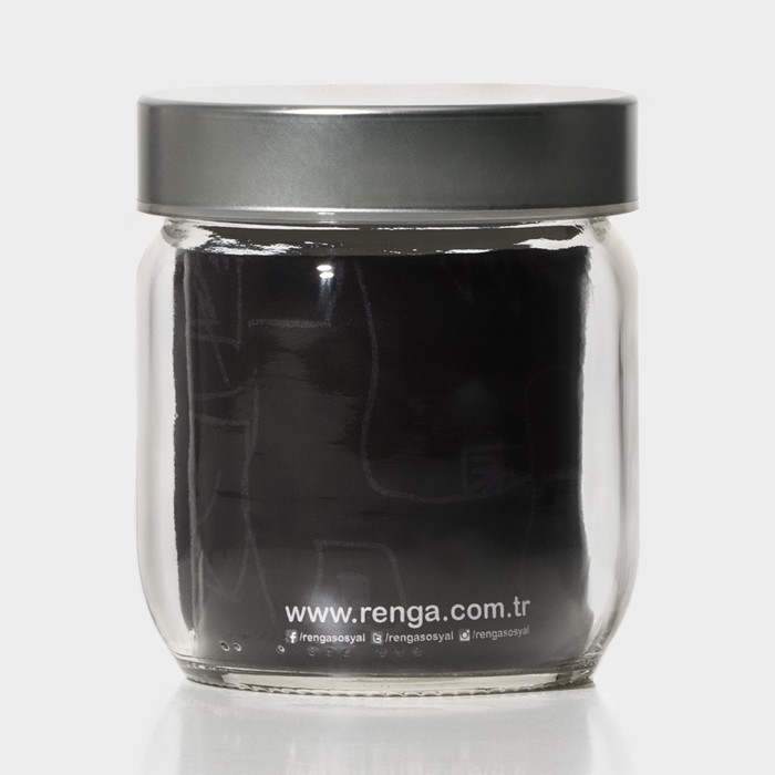 Банка стеклянная для сыпучих продуктов с металлической крышкой «Вока», 380 мл Банка стеклянная для сыпучих продуктов с металлической крышкой «Вока», 380 мл