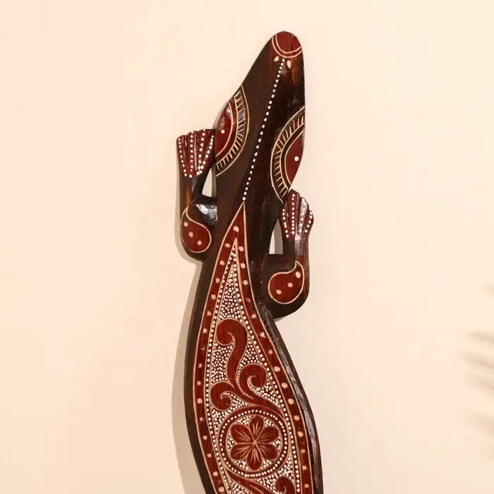 Панно настенное  Панно настенное "Геккон народный" 14х1х100 см