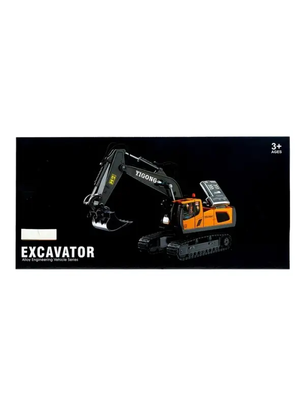 Экскаватор радиоуправляемый &laquo;Стройка&raquo;, металлический ковш, работает от аккумулятора