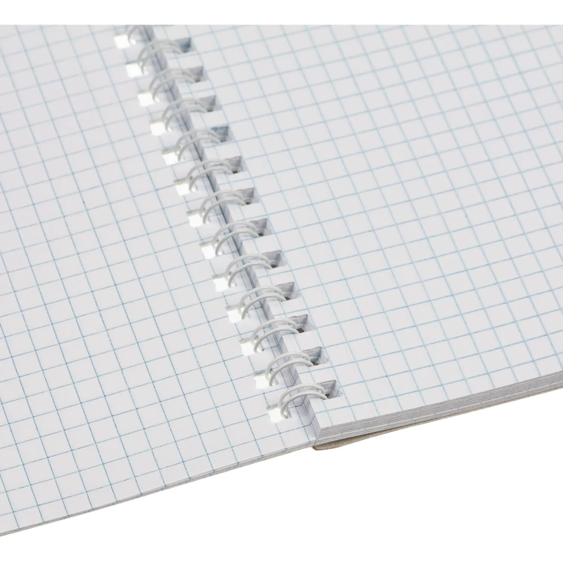 Тетрадь общая Attache,60л,клет,А5,спир,обл.мел.карт