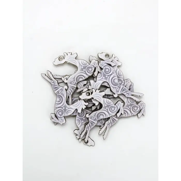 Подвеска деревянная Подвеска деревянная "Олень" , 10 шт.