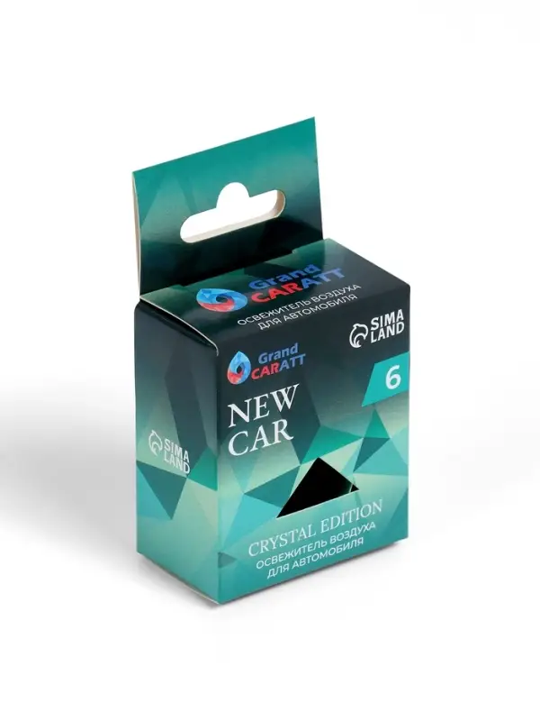 Ароматизатор подвесной Grand Caratt Crystal Edition, New Car, 6 мл