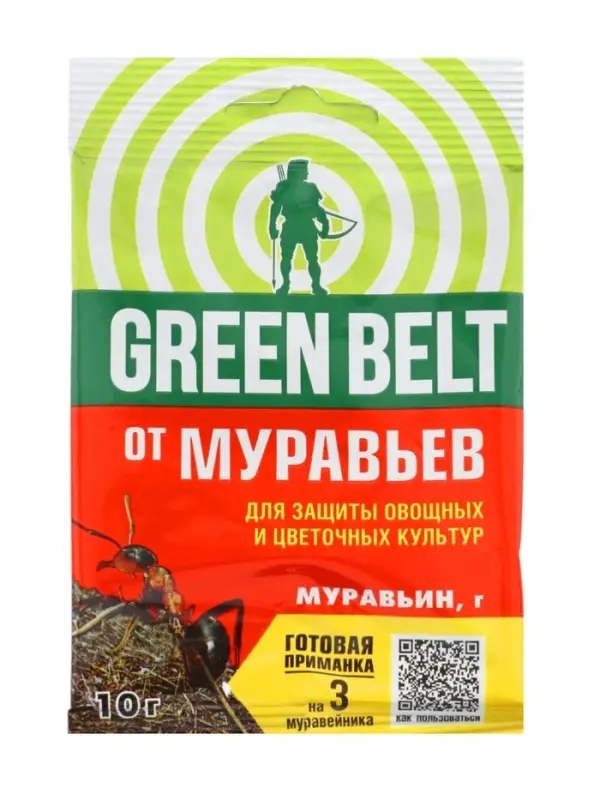 Средство &laquo;Муравьин&raquo; от садовых муравьев 10 г