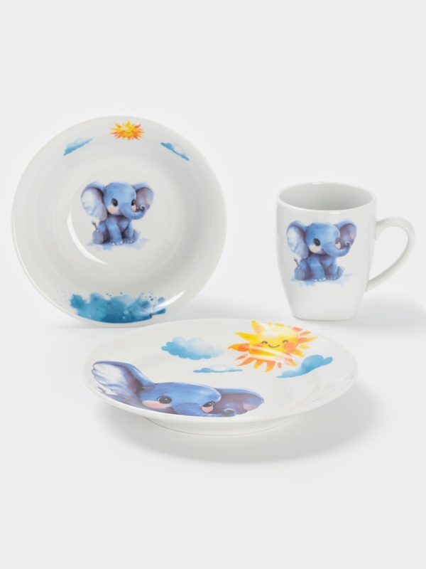 Набор посуды 3 предм. Слоник И.У.