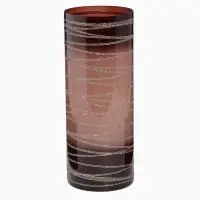 Ваза «Линии», h=30 см, d=12 см, стекло