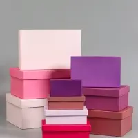 Набор подарочных коробок 10 в 1 &laquo;Радость&raquo;, 30.5&times;20&times;13 - 12&times;6.5&times;4 см