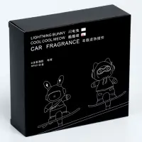 Игрушка, котёнок на скейтборде, оранжевый