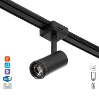 Светильник трековый BayerLux SLIM &laquo;Акцент&raquo;, LED, 9 Вт, 3000K-6000К, 48 В, CRI90, 6&times;6&times;18.8 см, чёрный