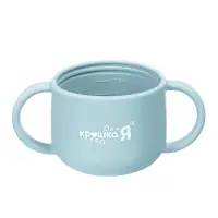Посуда детская силиконовая, 7 предметов, голубой, Крошка Я