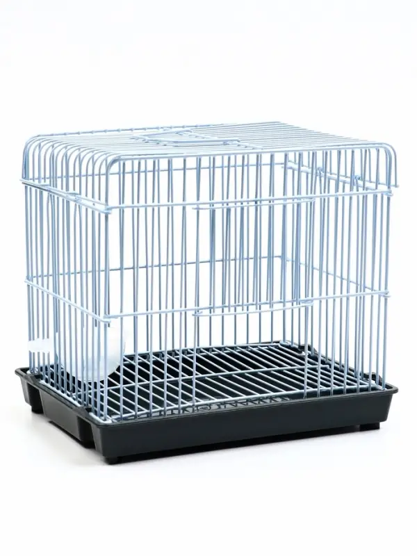 Клетка усиленная для джунгарских хомяков 21 х 16 х19 см, серая