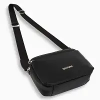 Сумка женская кросс-боди TEXTURA на молнии, 16&times;7&times;17 см, чёрная