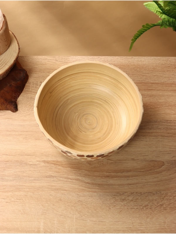 Миска 19,5х19,5х8 см, бамбук Миска 19,5х19,5х8 см, бамбук