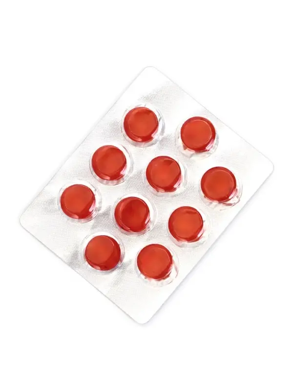 Леденцы с клюквой, медом и календулой без сахара