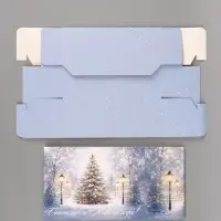 Коробка подарочная самосборная &laquo;Новогодняя елочка&raquo;, 25&times;18&times;10 см