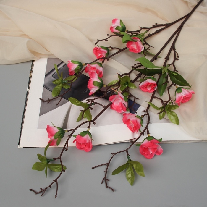 Цветы искусственные Цветы искусственные "Роза мини карнавал" 70х4 см, розовый