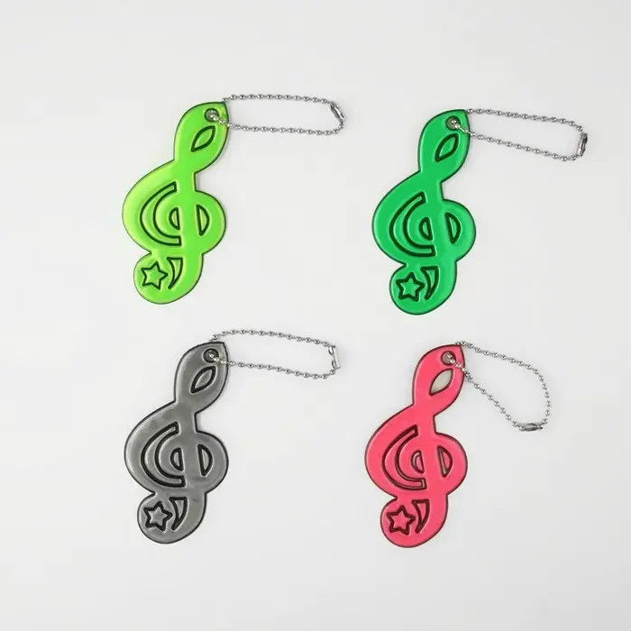 Светоотражающий элемент «Скрипичный ключ», 8×4 см, МИКС Светоотражающий элемент «Скрипичный ключ», 8×4 см, МИКС