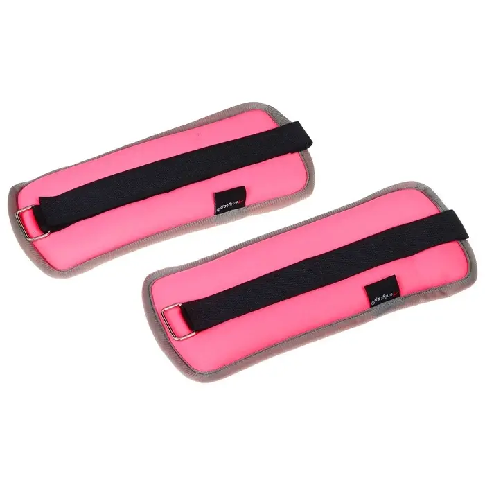 Утяжелители неопреновые ONLYTOP, 2 шт. &times; 0.5 кг, цвет розовый