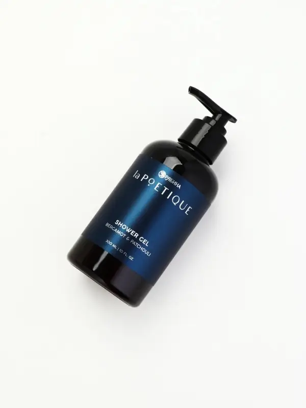 Гель для душа парфюмированный мужской, аромат бергамот и пачули, 300 мл, laPOETIQUE