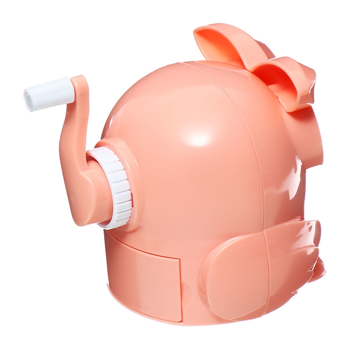 Точилка механическая с контейнером Сова Персиковая Точилка механическая с контейнером Сова Персиковая