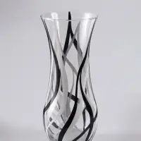 Ваза &laquo;Персей&raquo;, линии, h=26 см, стекло