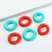 Резинки пружинки для волос «Кусь», 6 шт. МИКС