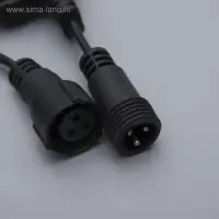 Гирлянда &laquo;Занавес&raquo; 2&times;3 м, IP44, УМС, тёмная нить, 760 LED, свечение белое, мерцание, 220 В