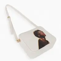 Сумка женская на молнии TEXTURA, 22&times;8&times;17 см, с цветным принтом, белая