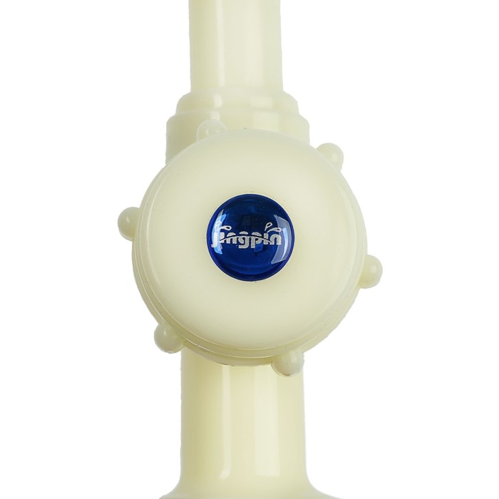 Кран на одну воду ZEIN Z2018, круглая ручка,пластик, высокий R-образный излив, цвет  Кран на одну воду ZEIN Z2018, круглая ручка,пластик, высокий R-образный излив, цвет "рис"