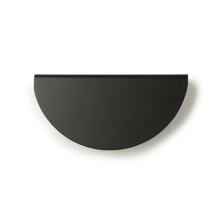 Ручка скоба CAPPIO H003BL полукруг, алюминий,  L=110 мм, м/о 64 мм., цвет чёрный Ручка скоба CAPPIO H003BL полукруг, алюминий,  L=110 мм, м/о 64 мм., цвет чёрный