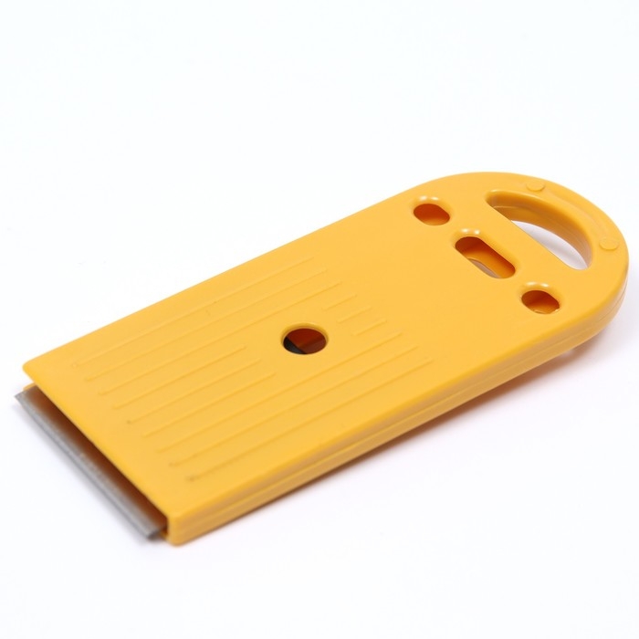 Скребок для стеклокерамики, выдвижное лезвие, цвет микс, 40 мм Скребок для стеклокерамики, выдвижное лезвие, цвет микс, 40 мм