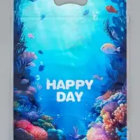 Пакет подарочный, с zip-lock застежкой, &laquo;Русалочка&raquo;, 15&times;23&plusmn;1 см МИКС