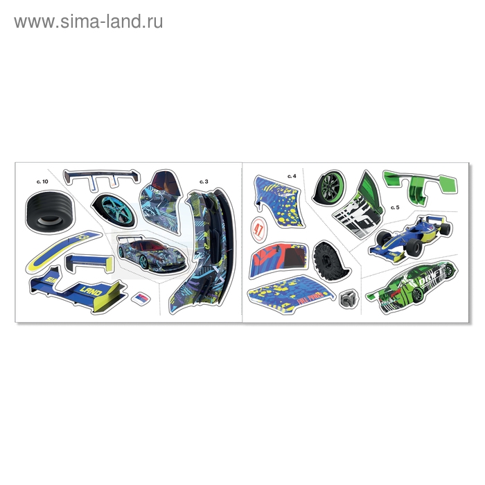 Наклейки конструкторы «Машины», 12 стр. Наклейки конструкторы «Машины», 12 стр.