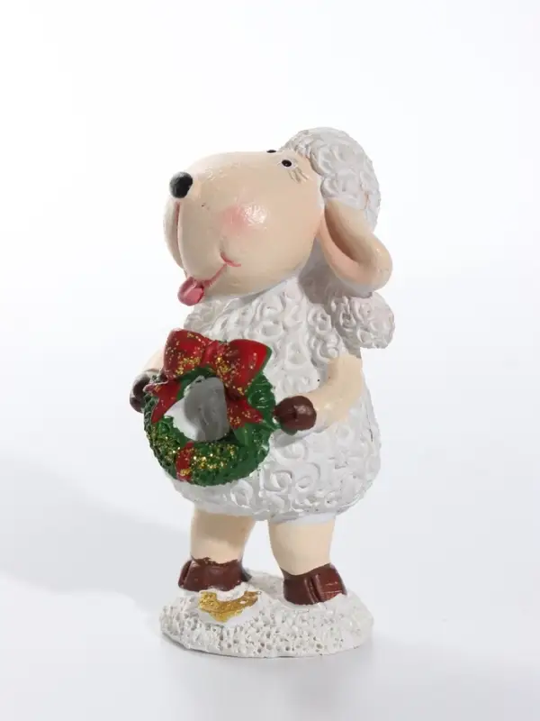 Фигурка полистоун &laquo;Овечка Бяша&raquo;, 4.5&times;4&times;8 см, МИКС