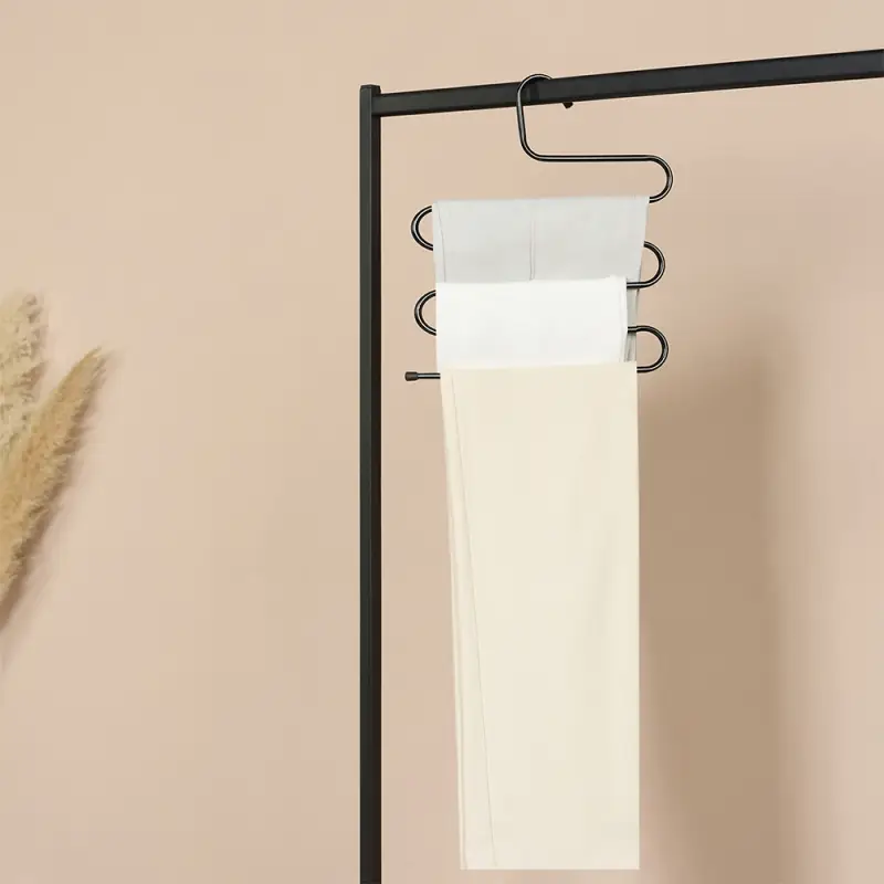 VETTA Вешалка для брюк 34,5x33,5x0,8 см, металл, чёрный