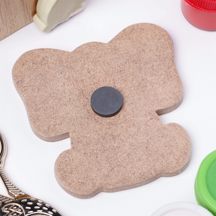 Раскраска-магнит Раскраска-магнит "Слоник", многоразовая, 8х6,5 см