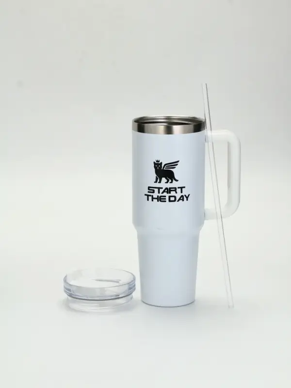 Термокружка 1200 мл, белая