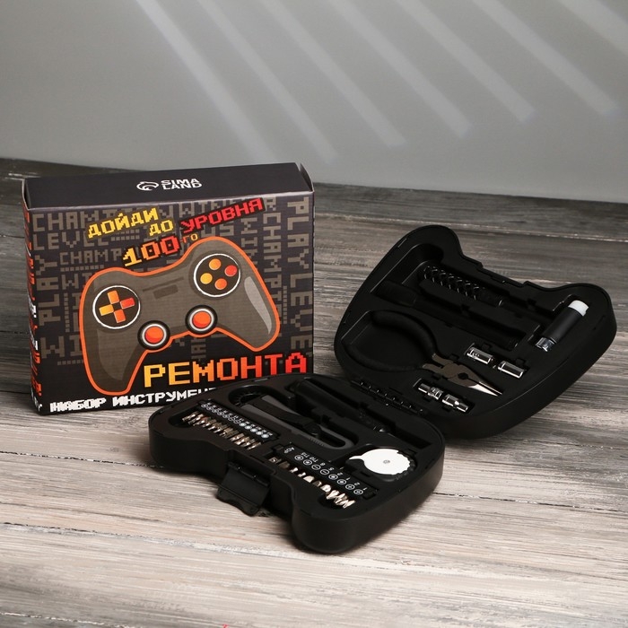Набор инструментов в джойстике «100 уровень», 32 предмета Набор инструментов в джойстике «100 уровень», 32 предмета