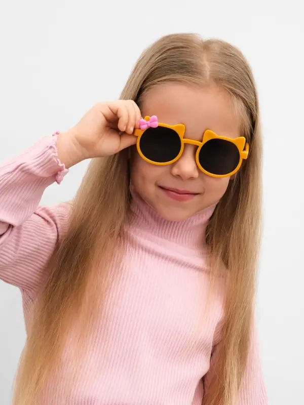 Очки солнцезащитные детские, uv 400, линза 4.8&times;4 см, цвет МИКС